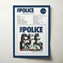The Police – Greatest Hits Fine Art Album Poster