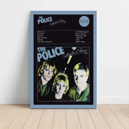 The Police – Outlandos D'Amour Fine Art Album Poster