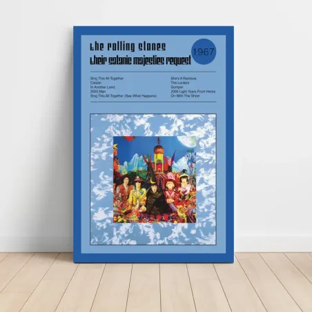 The Rolling Stones – Their Satanic Majesties Request Fine Art Album Poster