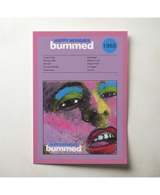 Happy Mondays – Bummed Fine Art Album Poster