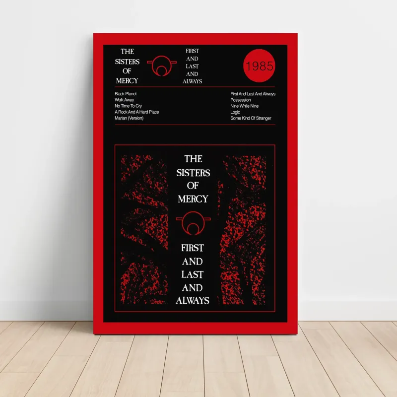 The Sisters Of Mercy – First And Last And Always Fine Art Album Poster