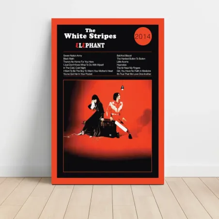 The White Stripes – Elephant Fine Art Album Poster