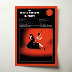 The White Stripes – Elephant Fine Art Album Poster
