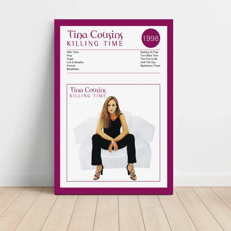 Tina Cousins – Killing Time Fine Art Album Poster