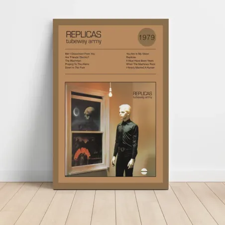 Tubeway Army – Replicas Fine Art Album Poster