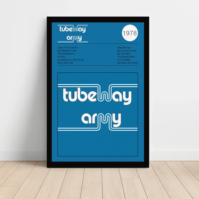 Tubeway Army – Tubeway Army Fine Art Album Poster