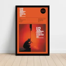 U2 – Under A Blood Red Sky Fine Art Album Poster