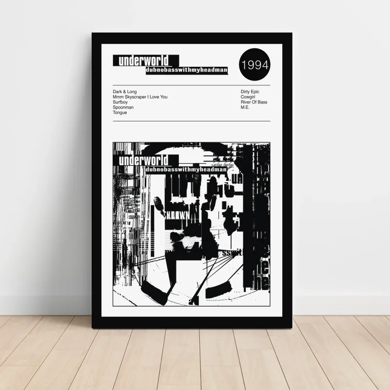 Underworld – Dubnobasswithmyheadman Fine Art Album Poster