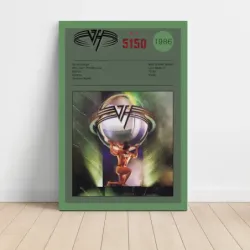 Van Halen – 5150 Fine Art Album Poster