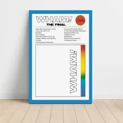 Wham! – The Final Fine Art Album Poster