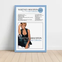 Whitney Houston – The Ultimate Collection Fine Art Album Poster