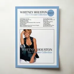 Whitney Houston – The Ultimate Collection Fine Art Album Poster