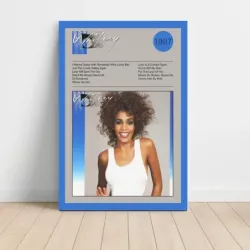 Whitney Houston – Whitney Fine Art Album Poster