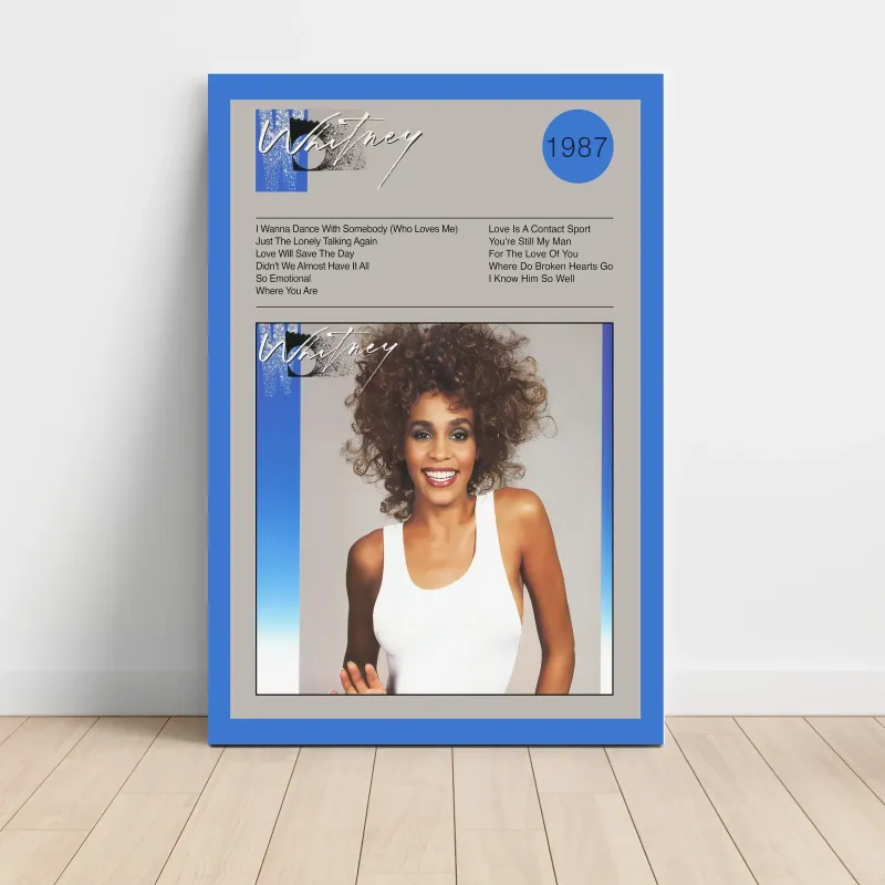 Whitney Houston – Whitney Fine Art Album Poster