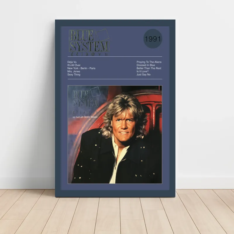 Blue System – Déjà Vu Fine Art Album Poster