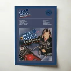 Blue System – Hello America Fine Art Album Poster