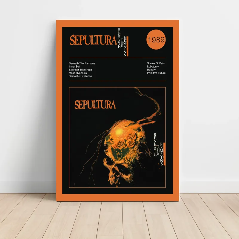 Sepultura – Beneath The Remains Fine Art Album Poster