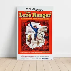 The Lone Ranger (1956) Fine Art Movie Poster