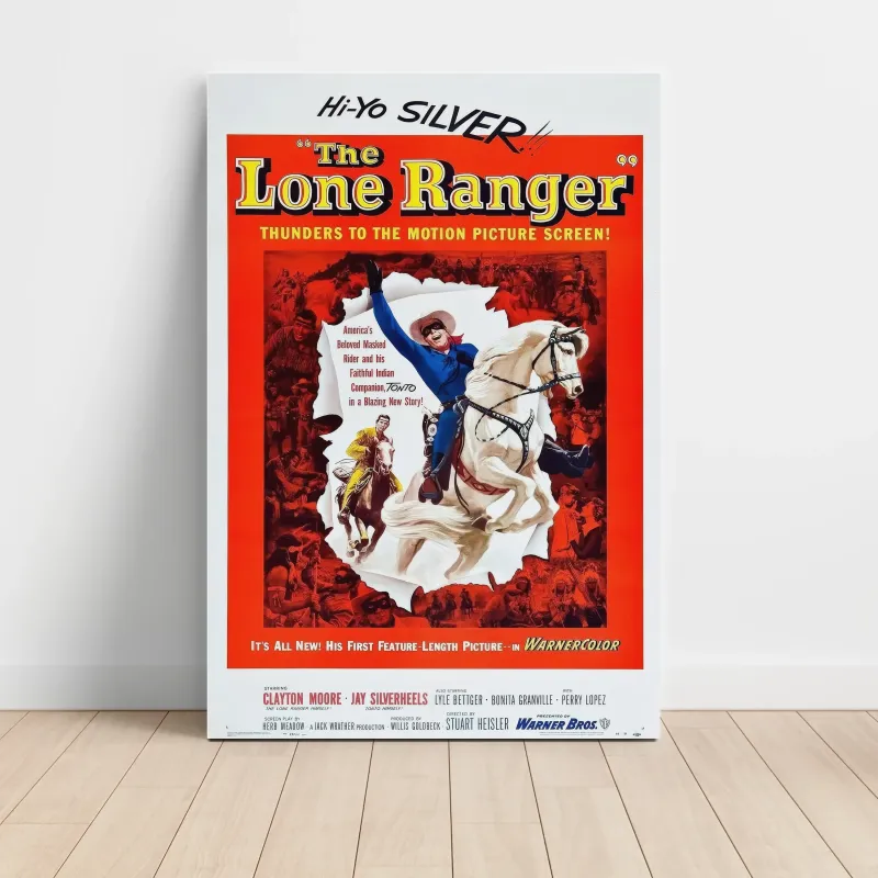 The Lone Ranger (1956) Fine Art Movie Poster