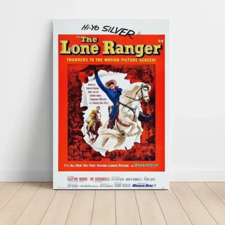 The Lone Ranger (1956) Fine Art Movie Poster