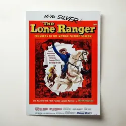 The Lone Ranger (1956) Fine Art Movie Poster