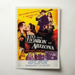 The Baron of Arizona (1950) Fine Art Movie Poster