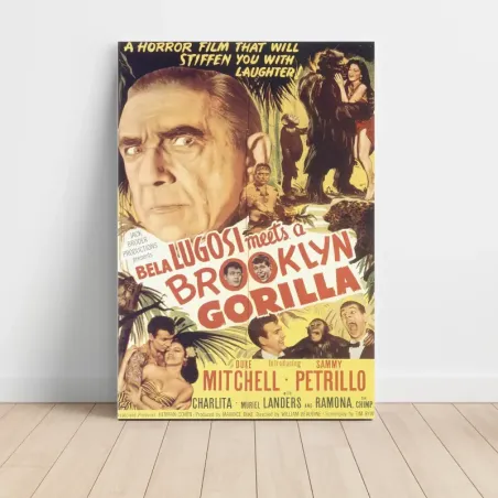 Bela Lugosi Meets a Brooklyn Gorilla (1952) Fine Art Movie Poster