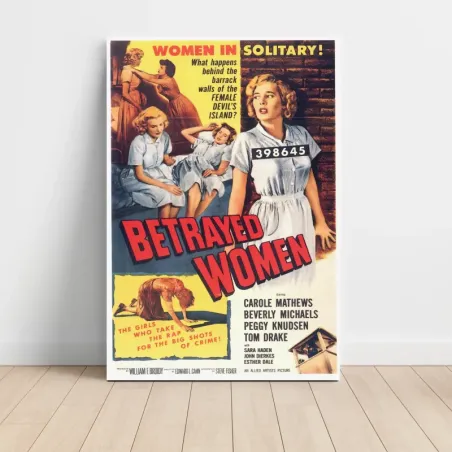 Betrayed Women (1955) Fine Art Movie Poster