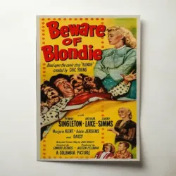 Beware of Blondie (1950) Fine Art Movie Poster