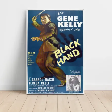 Black Hand (1950) Fine Art Movie Poster