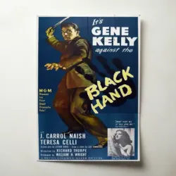 Black Hand (1950) Fine Art Movie Poster