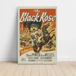 The Black Rose (1950) Fine Art Movie Poster