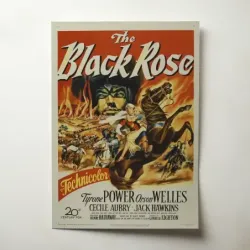 The Black Rose (1950) Fine Art Movie Poster
