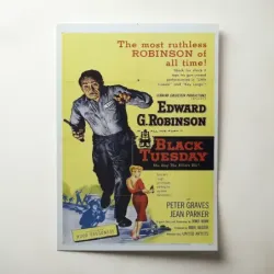 Black Tuesday (1954) Fine Art Movie Poster