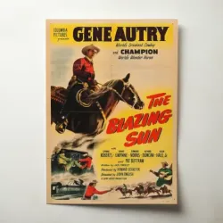 The Blazing Sun (1950) Fine Art Movie Poster