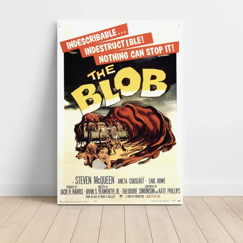 The Blob (1958) Fine Art Movie Poster