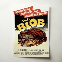 The Blob (1958) Fine Art Movie Poster