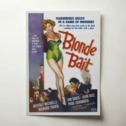 Blonde Bait (1956) Fine Art Movie Poster