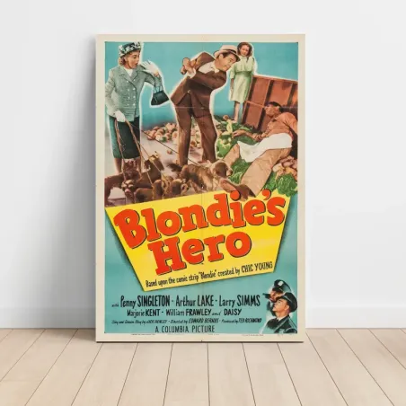 Blondie's Hero (1950) Fine Art Movie Poster