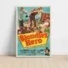 Blondie's Hero (1950) Fine Art Movie Poster