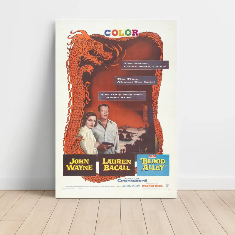 Blood Alley (1955) Fine Art Movie Poster