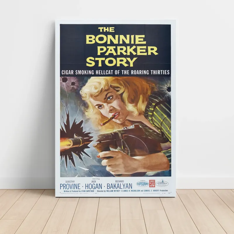 The Bonnie Parker Story (1958) Fine Art Movie Poster
