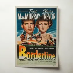Borderline (1950) Fine Art Movie Poster