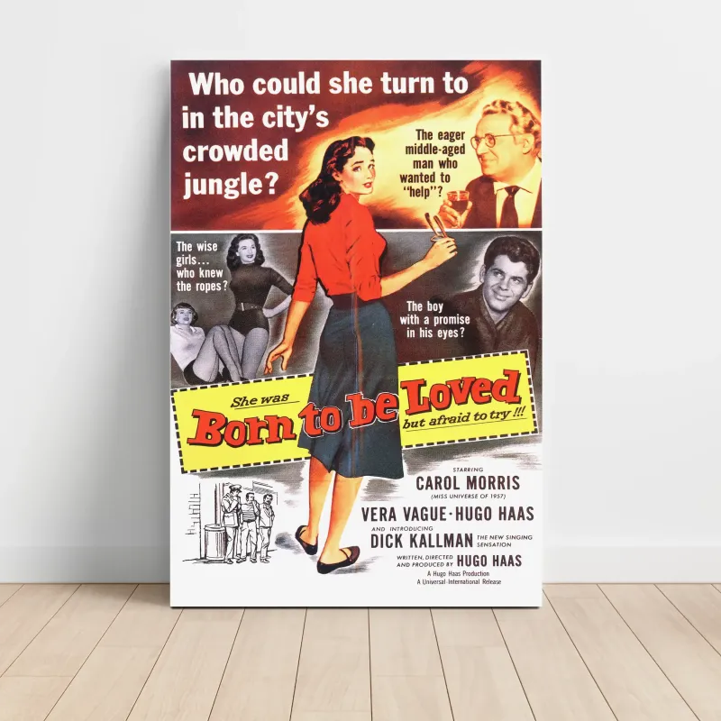 Born to Be Loved (1959) Fine Art Movie Poster