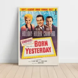 Born Yesterday (1950) Fine Art Movie Poster