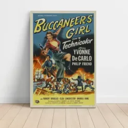 Buccaneer's Girl (1950) Fine Art Movie Poster