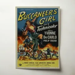 Buccaneer's Girl (1950) Fine Art Movie Poster