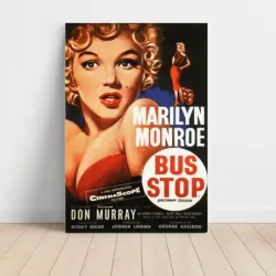Bus Stop (1956) Fine Art Movie Poster
