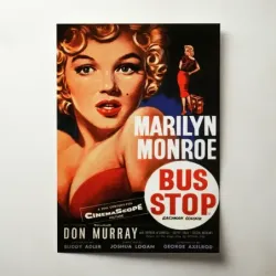 Bus Stop (1956) Fine Art Movie Poster