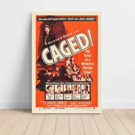Caged (1950) Fine Art Movie Poster